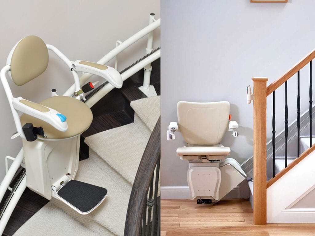 Straight Stair Lift vs. Curved Stair Lift